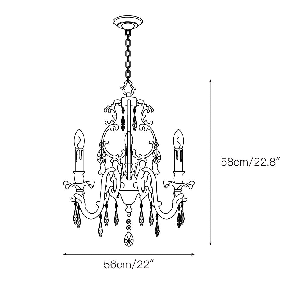 Olrinila Lustre en Cristal de Luxe Postmoderne en Laiton - Neutralighting
