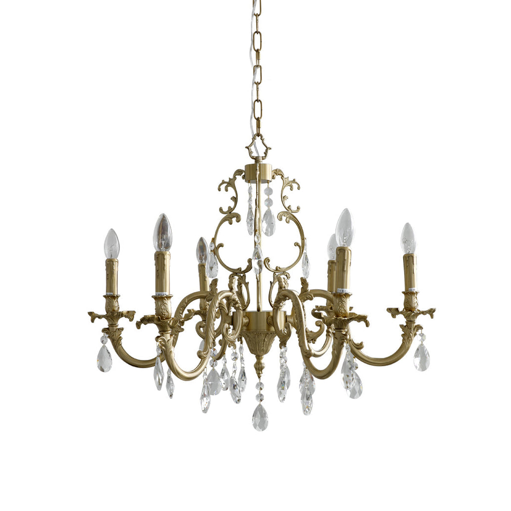 Olrinila Lustre en Cristal de Luxe Postmoderne en Laiton - Neutralighting