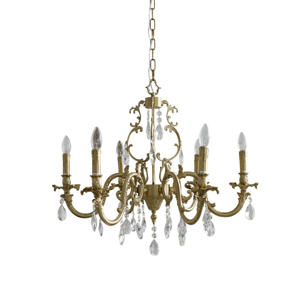 Olrinila Lustre en Cristal de Luxe Postmoderne en Laiton - Neutralighting