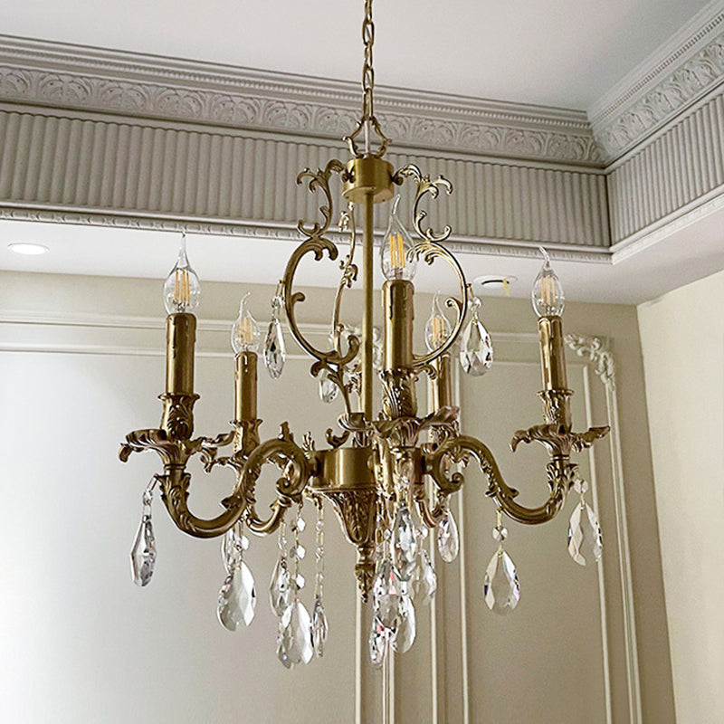 Olrinila Lustre en Cristal de Luxe Postmoderne en Laiton - Neutralighting