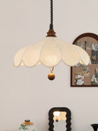 Solarn Suspension Lampe en Tissu et Bois - Neutralighting