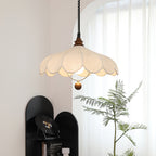 Solarn Suspension Lampe en Tissu et Bois - Neutralighting