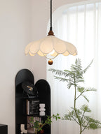 Solarn Suspension Lampe en Tissu et Bois - Neutralighting