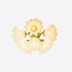 Plafonnier Pétale Nuances Ondulé Verre Floraison Élégant Floral - Neutralighting