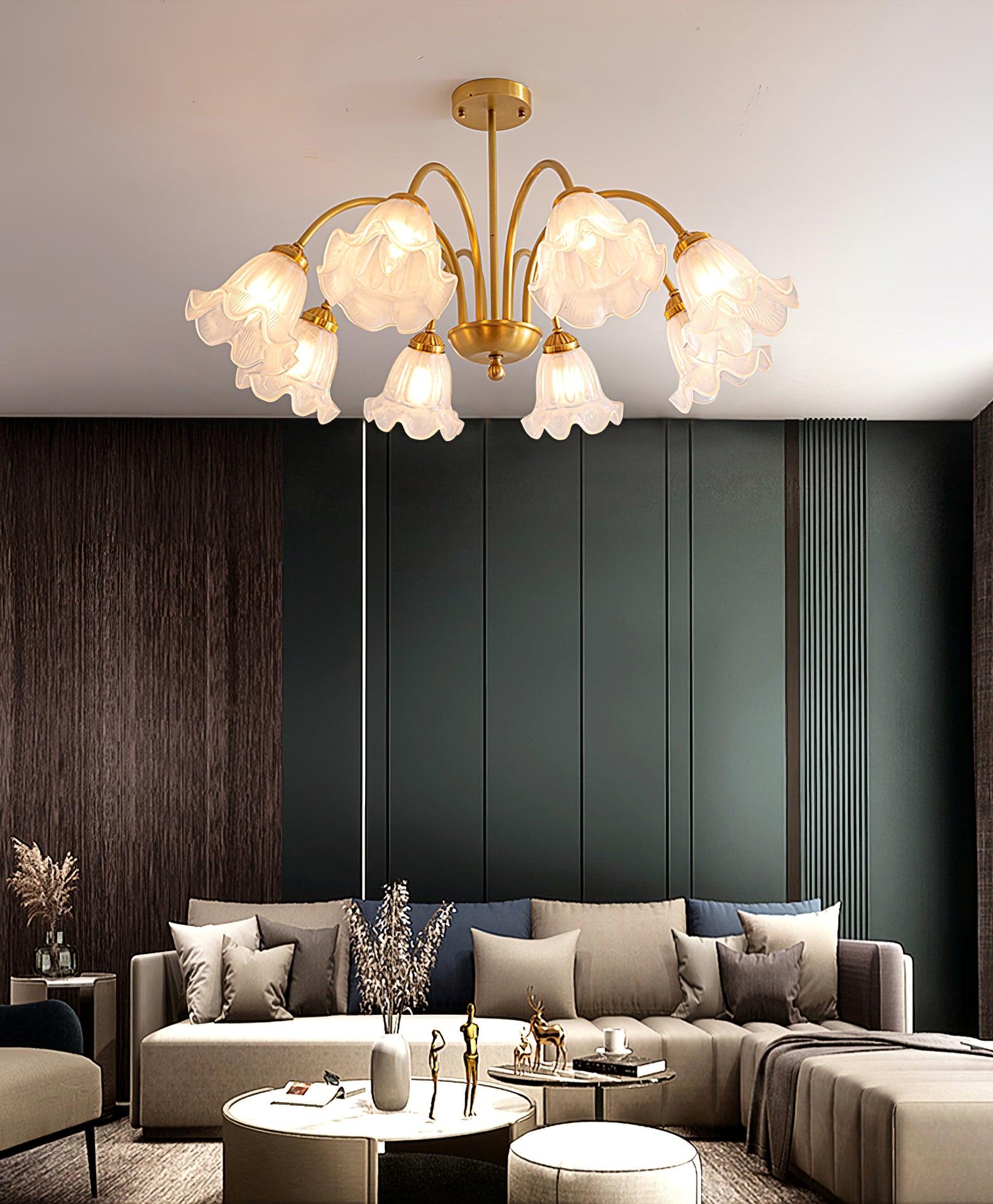 Forrest Chandelier en Verre Élégant de Luxe - Neutralighting
