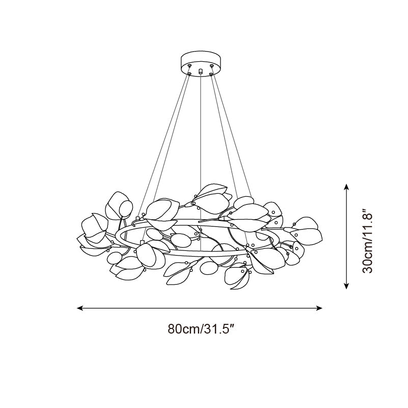 Lilyloop Lustre Cascade de Pétales Épanouis - Neutralighting
