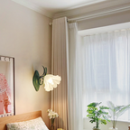 Arisha Fleur Métal Verre Intérieur Applique Murale Chambre à Coucher Salon - Neutralighting
