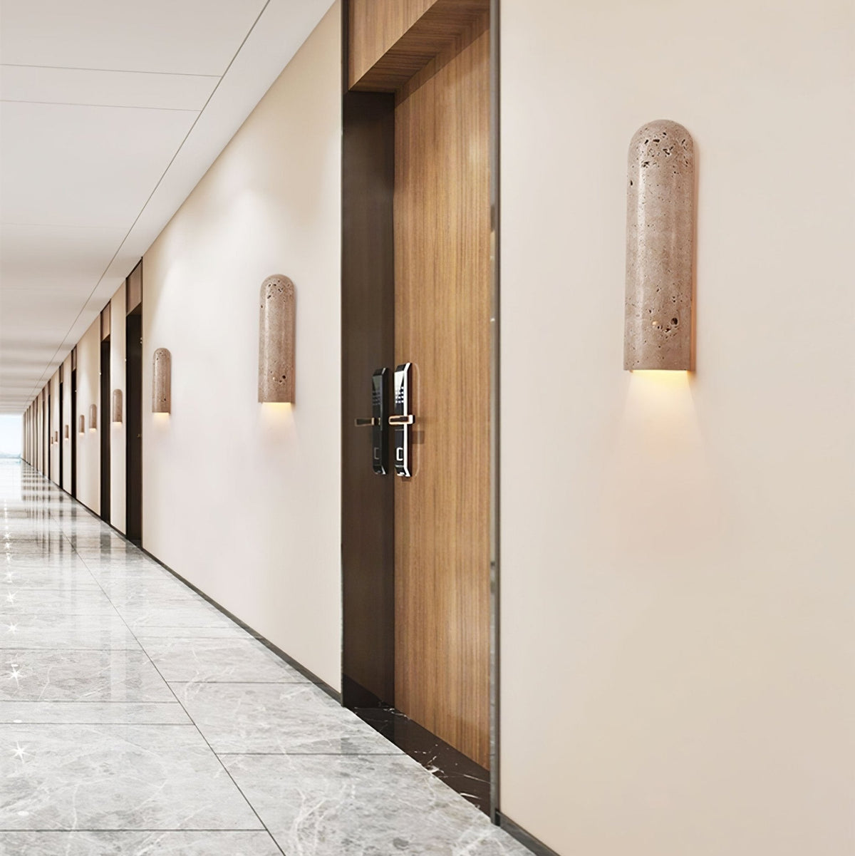 Olvenan Travertine Wall Light - Neutralighting