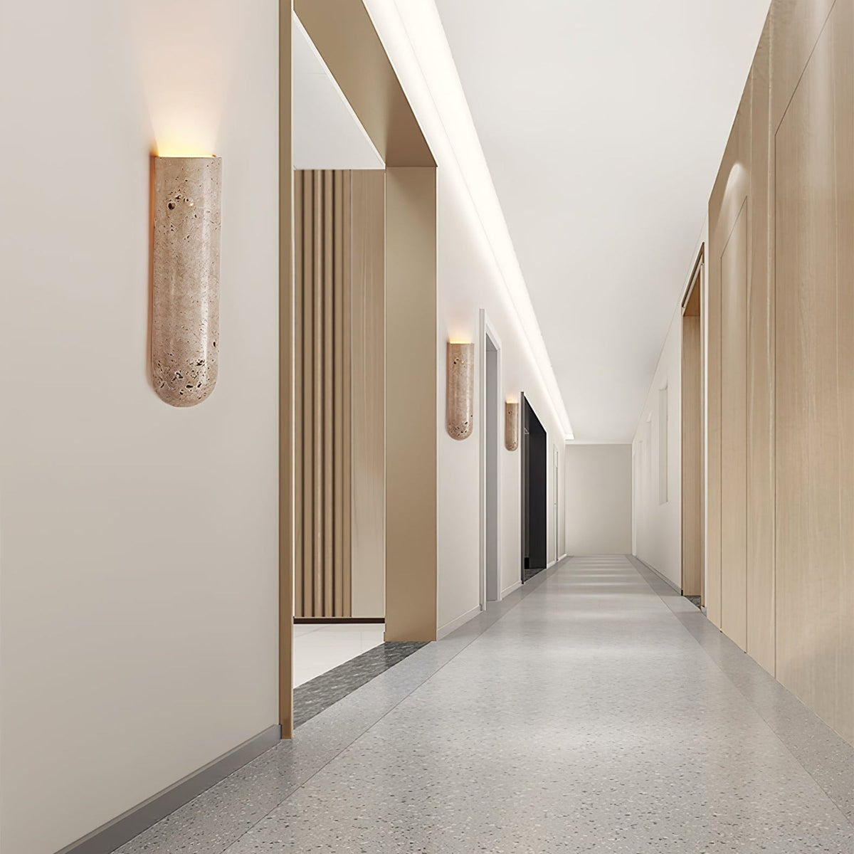 Olvenan Travertine Wall Light - Neutralighting