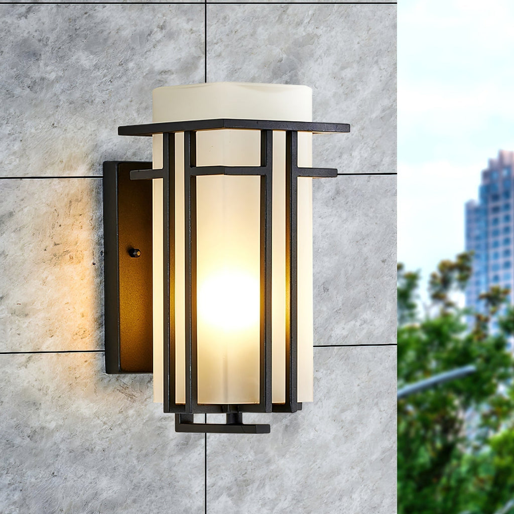 Lustra Lampe Murale Extérieure en Fer Lanterne Rétro - Neutralighting