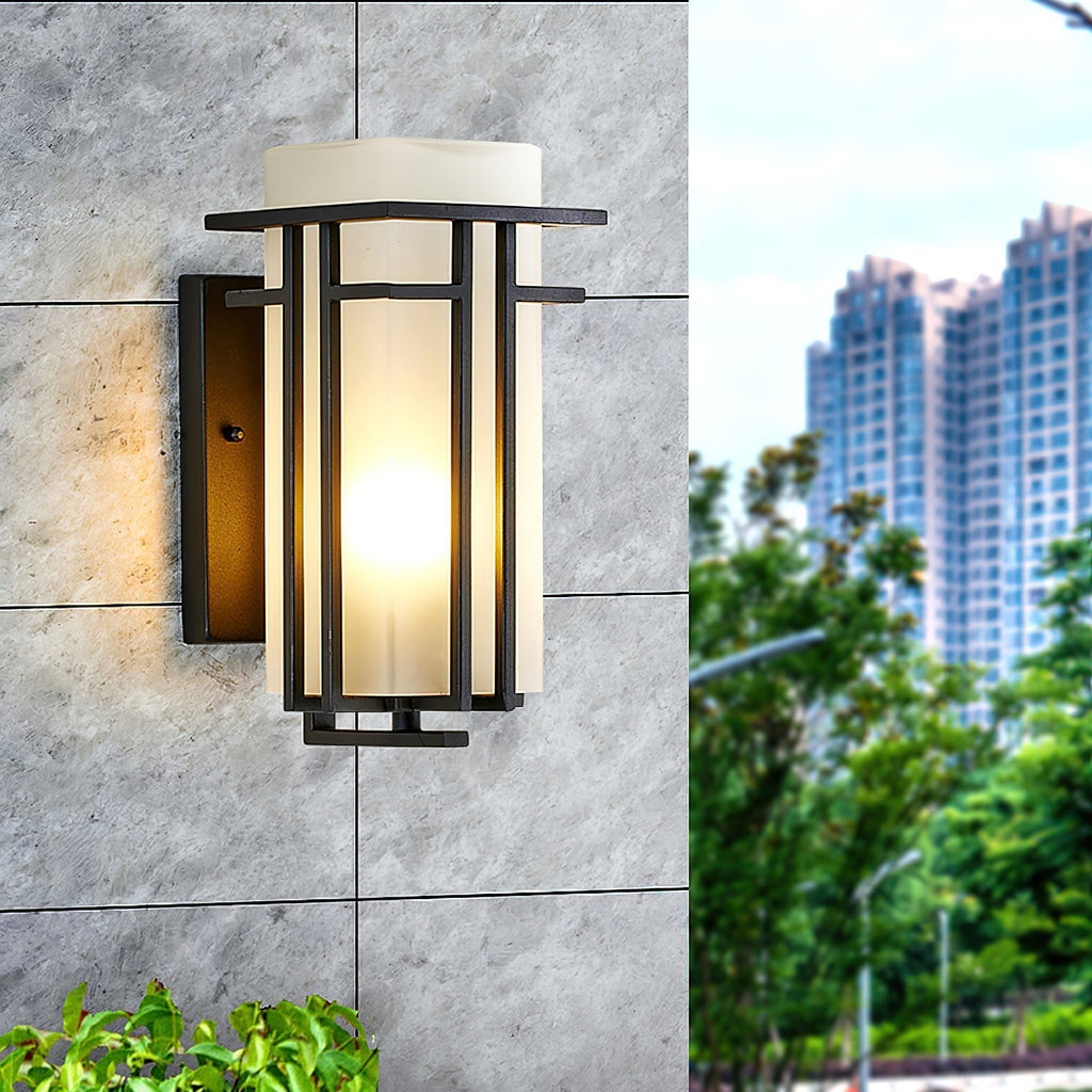 Lustra Lampe Murale Extérieure en Fer Lanterne Rétro - Neutralighting