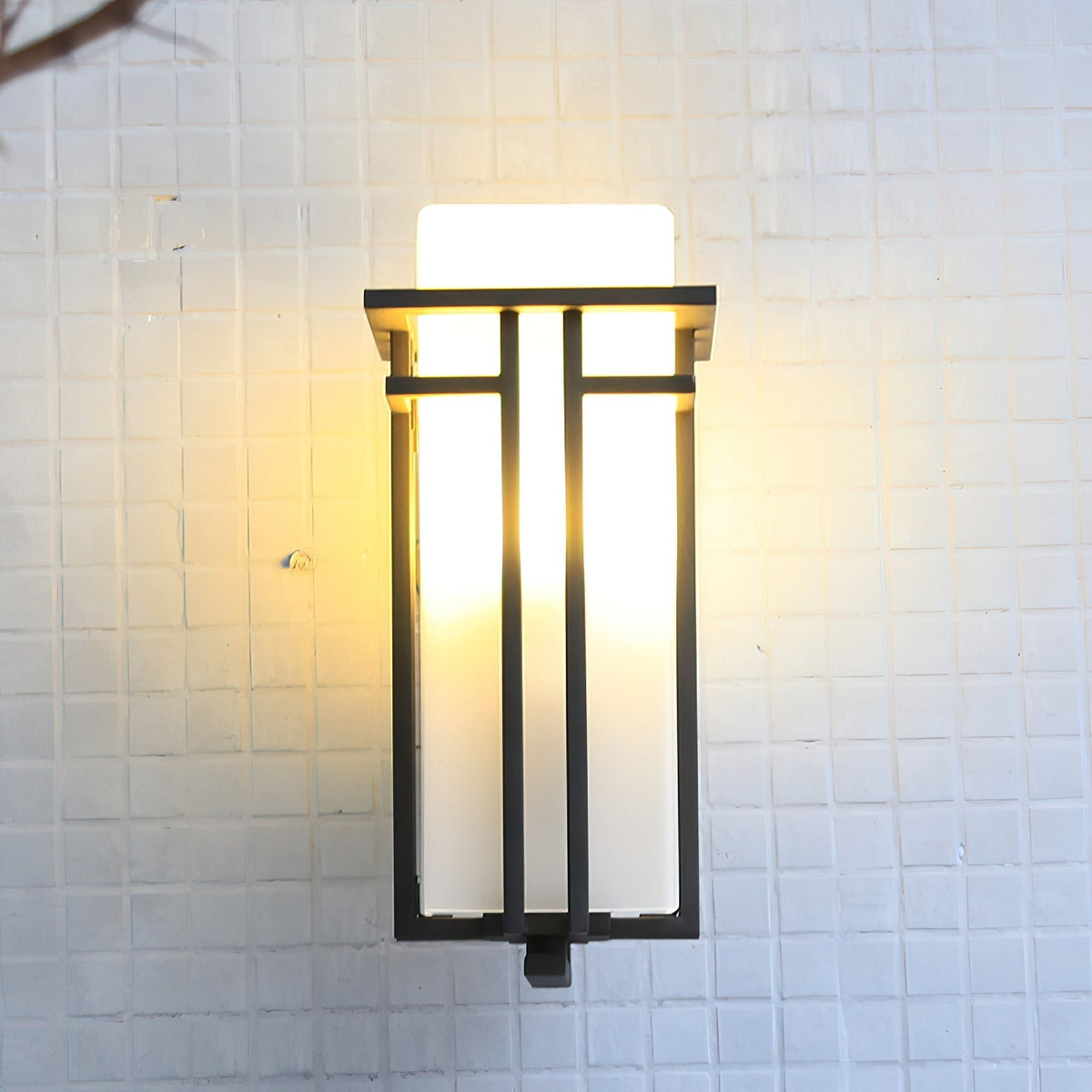 Lustra Lampe Murale Extérieure en Fer Lanterne Rétro - Neutralighting