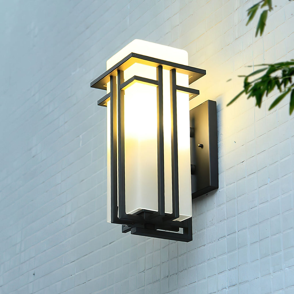 Lustra Lampe Murale Extérieure en Fer Lanterne Rétro - Neutralighting