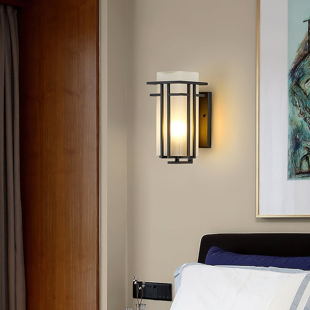 Lustra Lampe Murale Extérieure en Fer Lanterne Rétro - Neutralighting