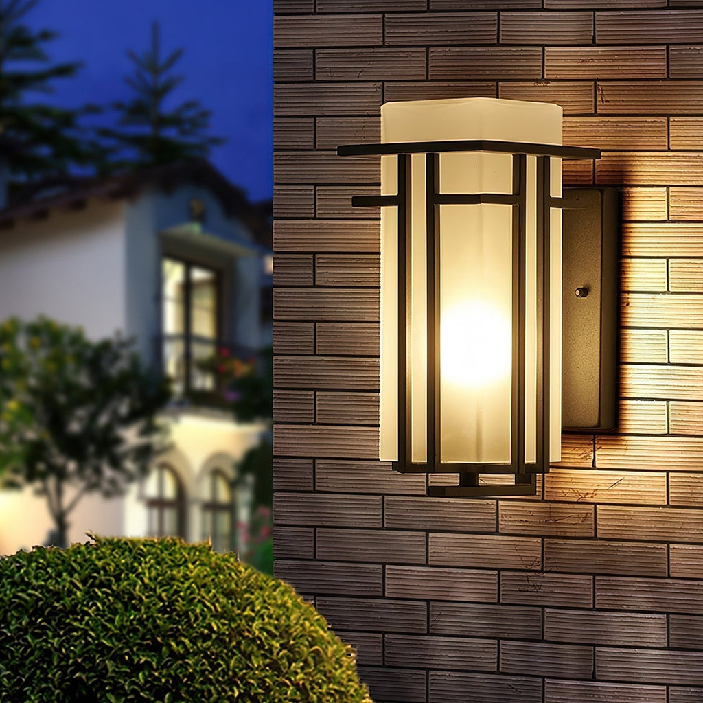 Lustra Lampe Murale Extérieure en Fer Lanterne Rétro - Neutralighting