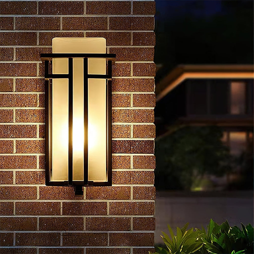 Lustra Lampe Murale Extérieure en Fer Lanterne Rétro - Neutralighting
