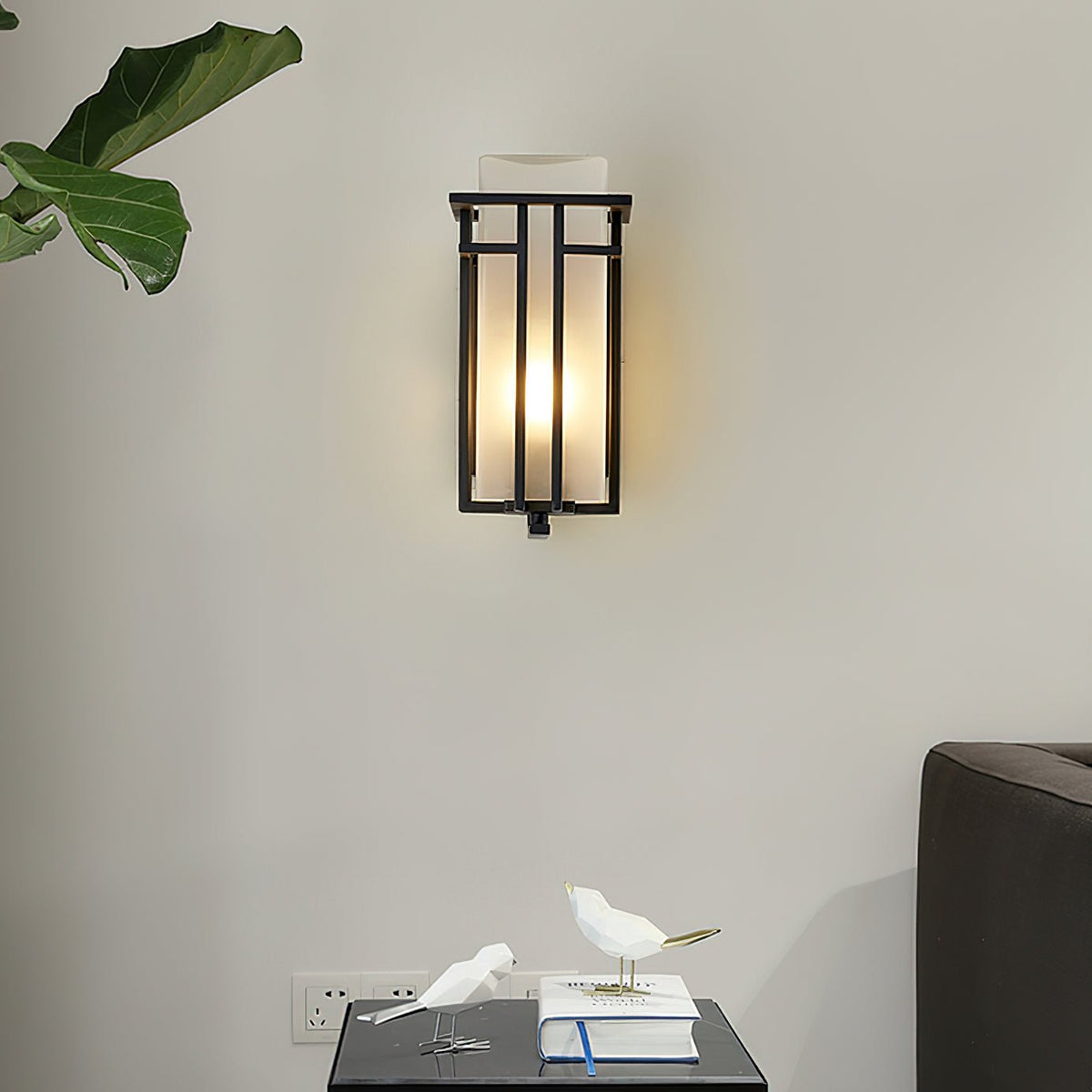 Lustra Lampe Murale Extérieure en Fer Lanterne Rétro - Neutralighting