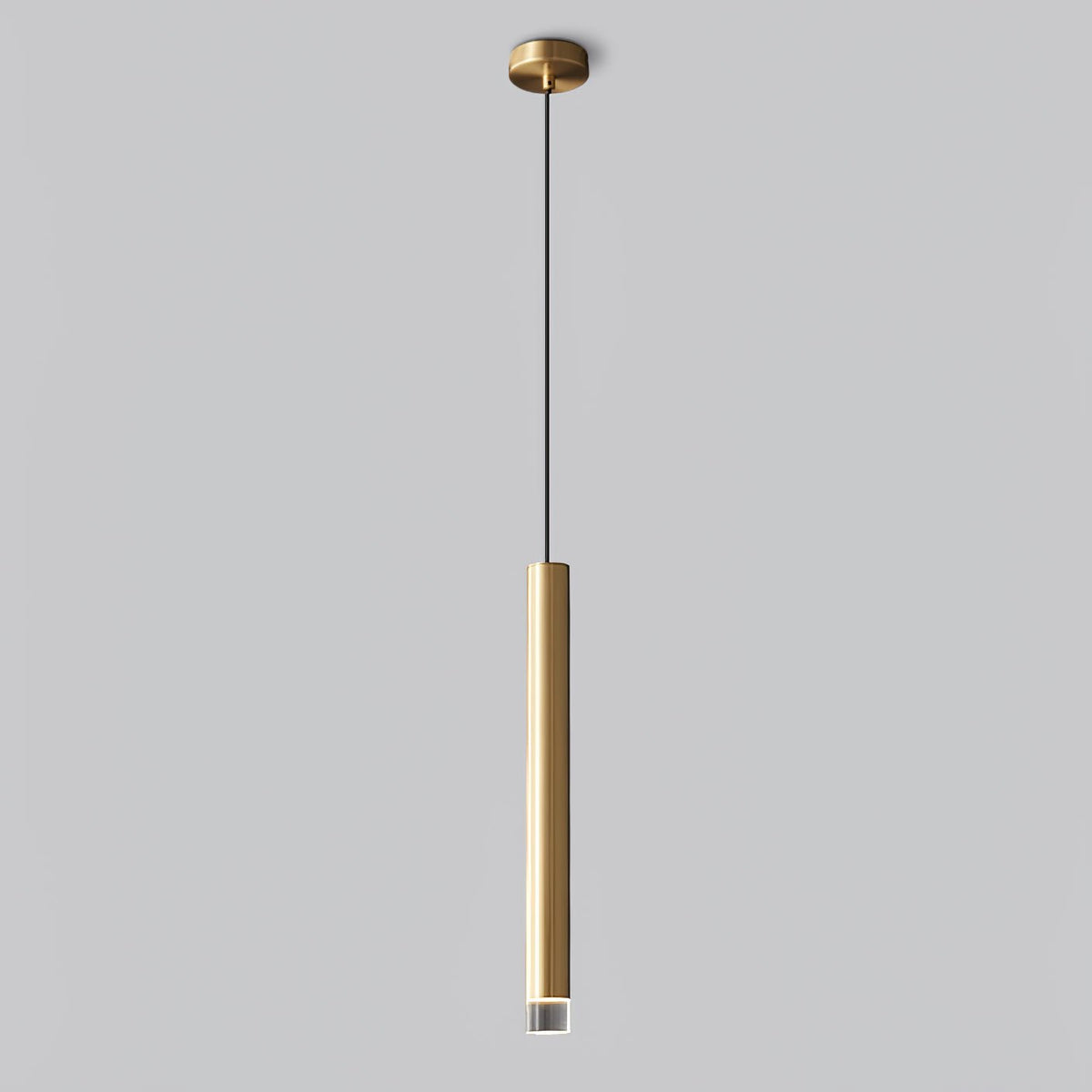 Cetheel Lampe Suspendue Minimaliste en Laiton et Plastique - Neutralighting