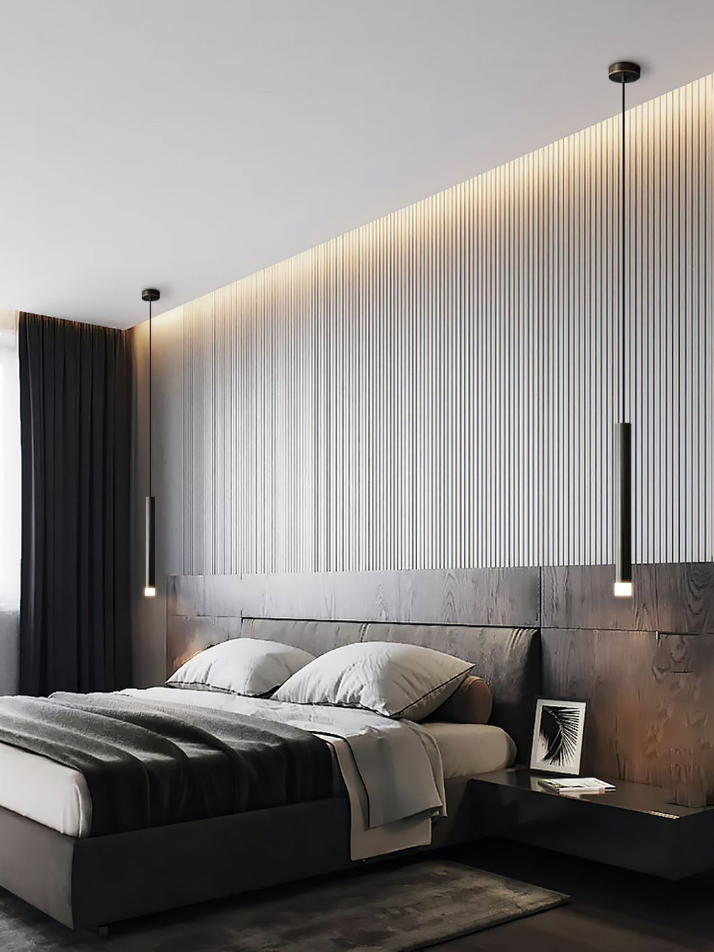 Cetheel Lampe Suspendue Minimaliste en Laiton et Plastique - Neutralighting