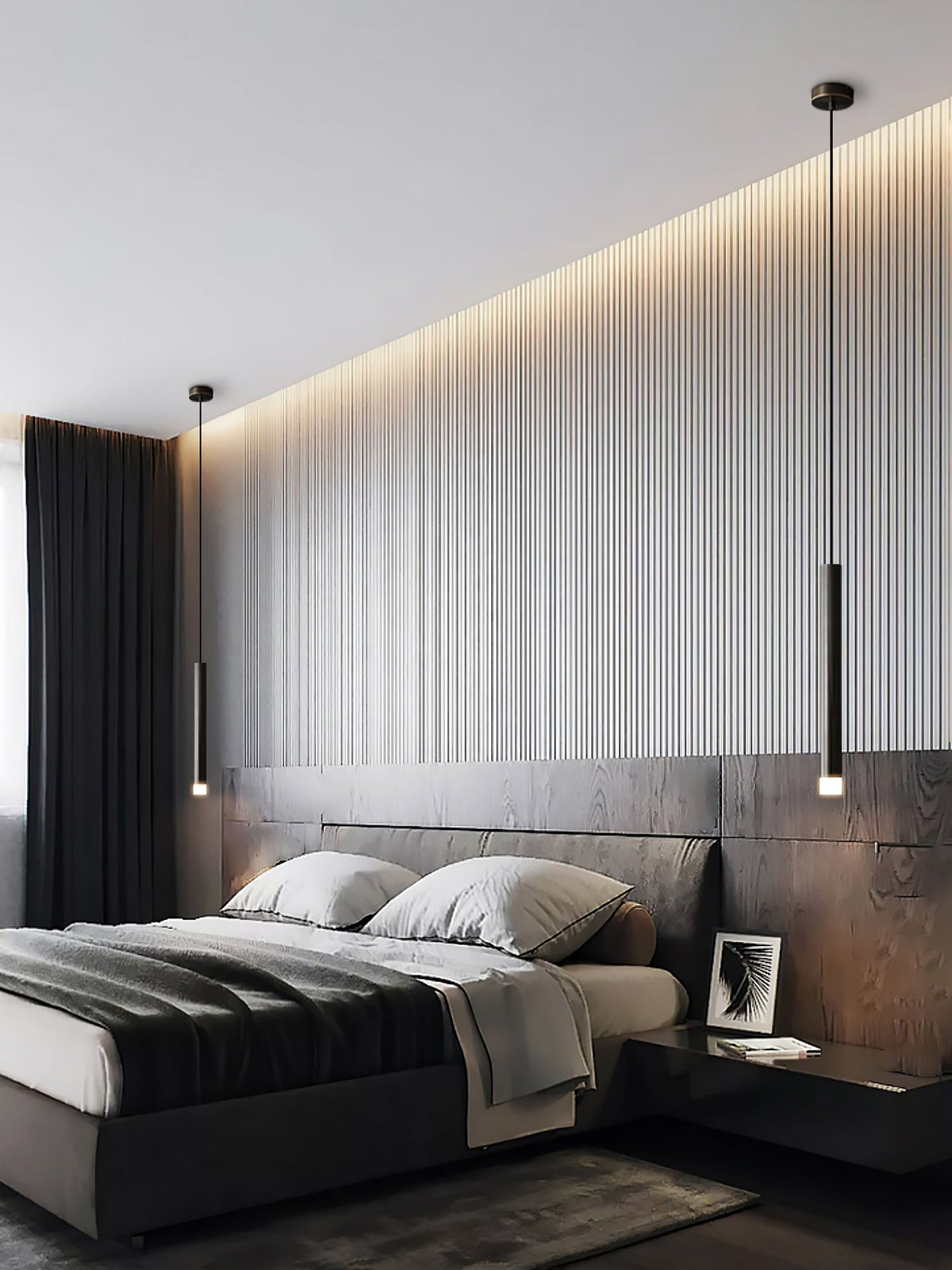 Cetheel Lampe Suspendue Minimaliste en Laiton et Plastique - Neutralighting
