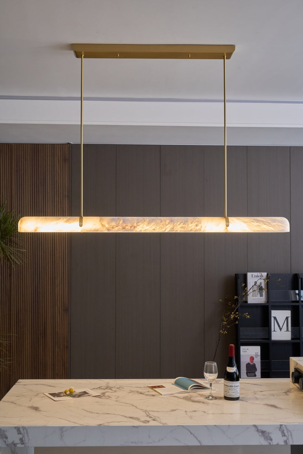 Ilraea Suspension Linéaire en Albâtre - Neutralighting