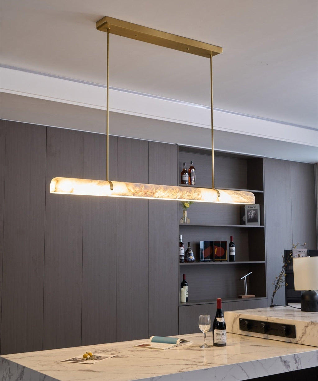 Ilraea Suspension Linéaire en Albâtre - Neutralighting
