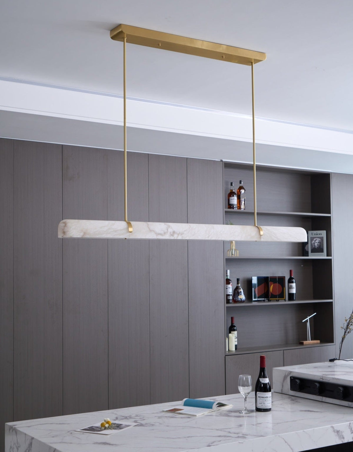 Ilraea Suspension Linéaire en Albâtre - Neutralighting