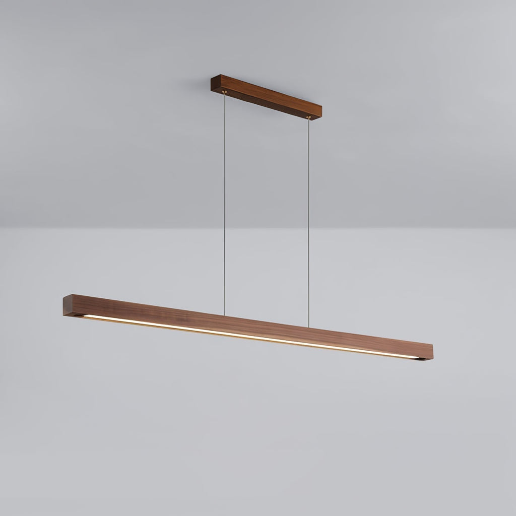 Elowen Suspension linéaire minimaliste en bois - Neutralighting