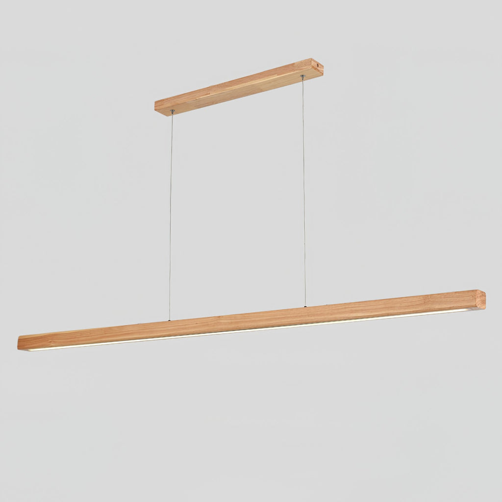 Elowen Suspension linéaire minimaliste en bois - Neutralighting