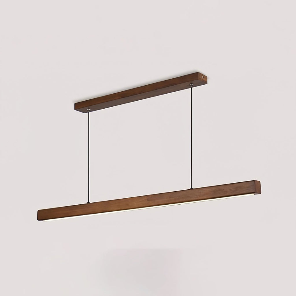 Elowen Suspension linéaire minimaliste en bois - Neutralighting