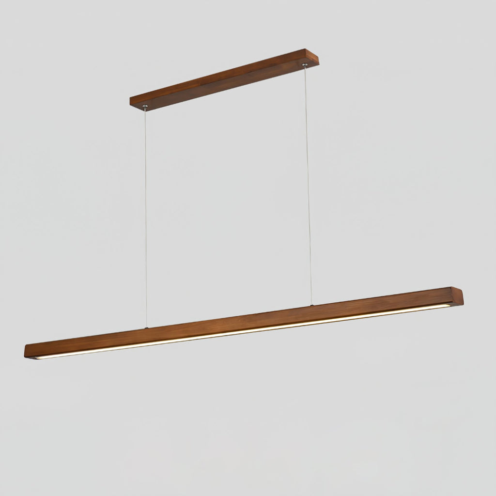 Elowen Suspension linéaire minimaliste en bois - Neutralighting