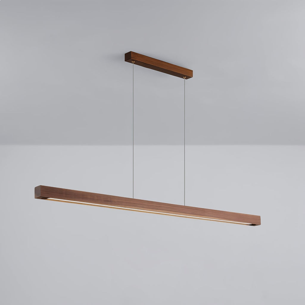 Elowen Suspension linéaire minimaliste en bois - Neutralighting