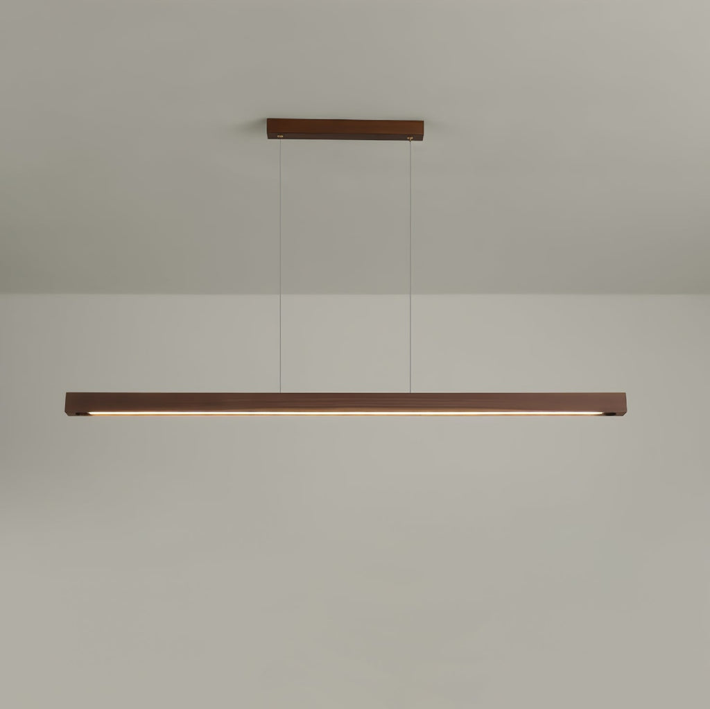 Elowen Suspension linéaire minimaliste en bois - Neutralighting