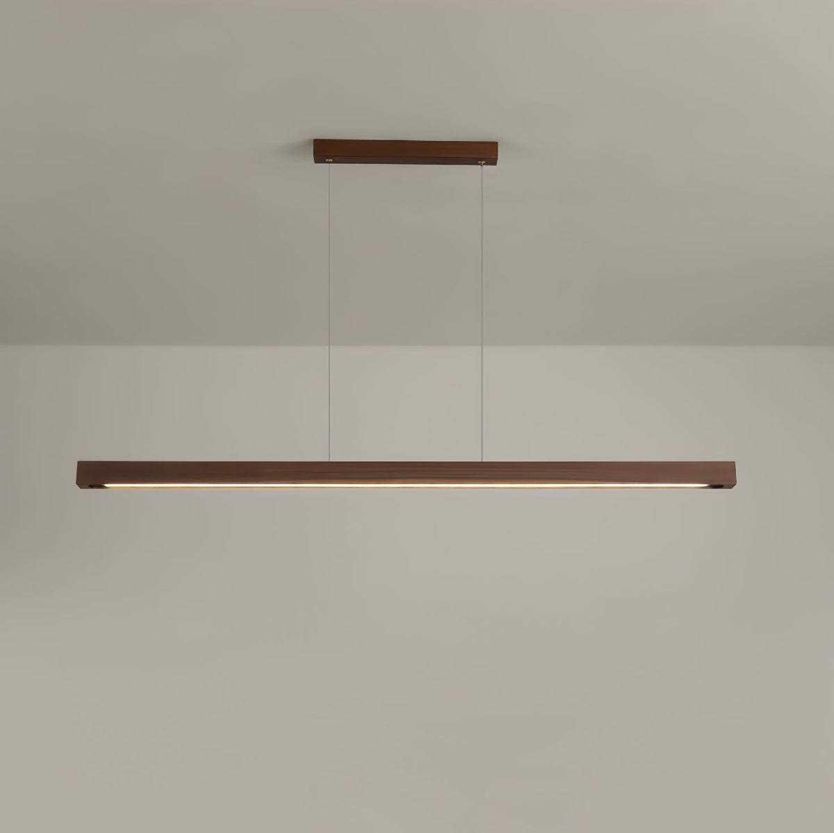 Elowen Suspension linéaire minimaliste en bois - Neutralighting