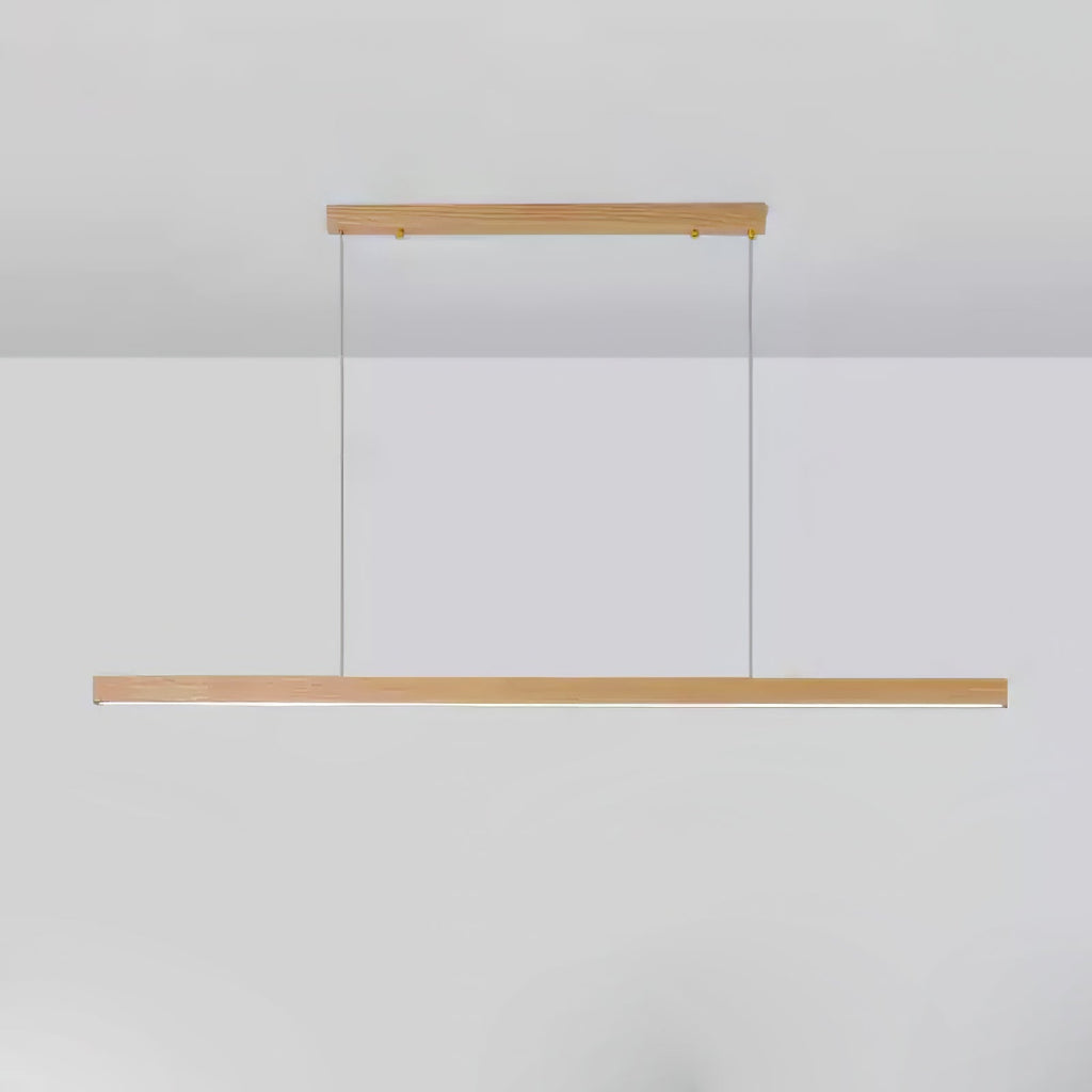 Elowen Suspension linéaire minimaliste en bois - Neutralighting