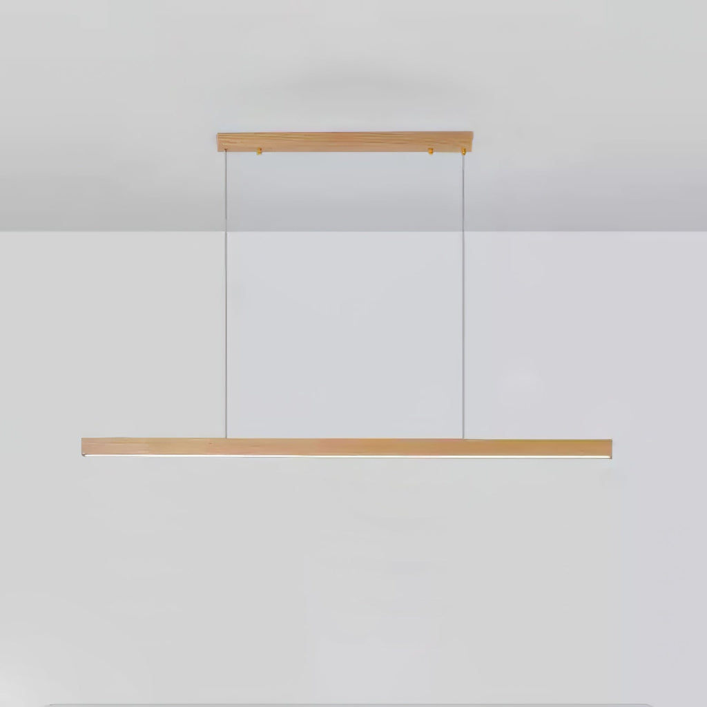 Elowen Suspension linéaire minimaliste en bois - Neutralighting