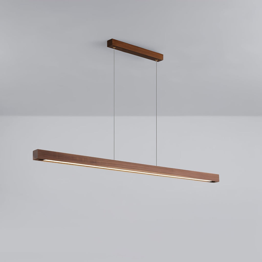 Elowen Suspension linéaire minimaliste en bois - Neutralighting