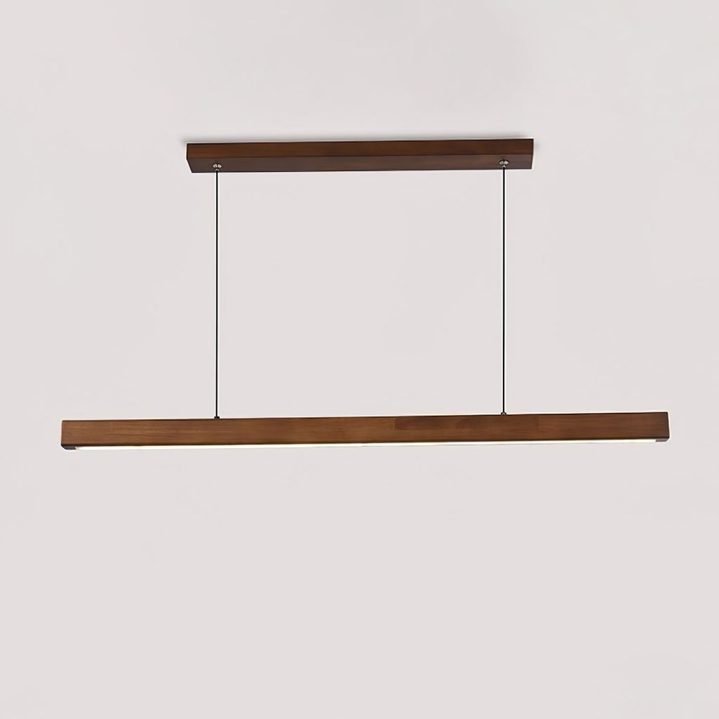 Elowen Suspension linéaire minimaliste en bois - Neutralighting