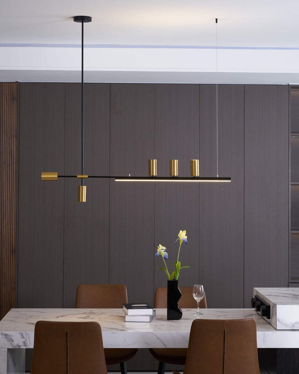 Emirel Lampe Pendante Linéaire Métal Minimaliste - Neutralighting