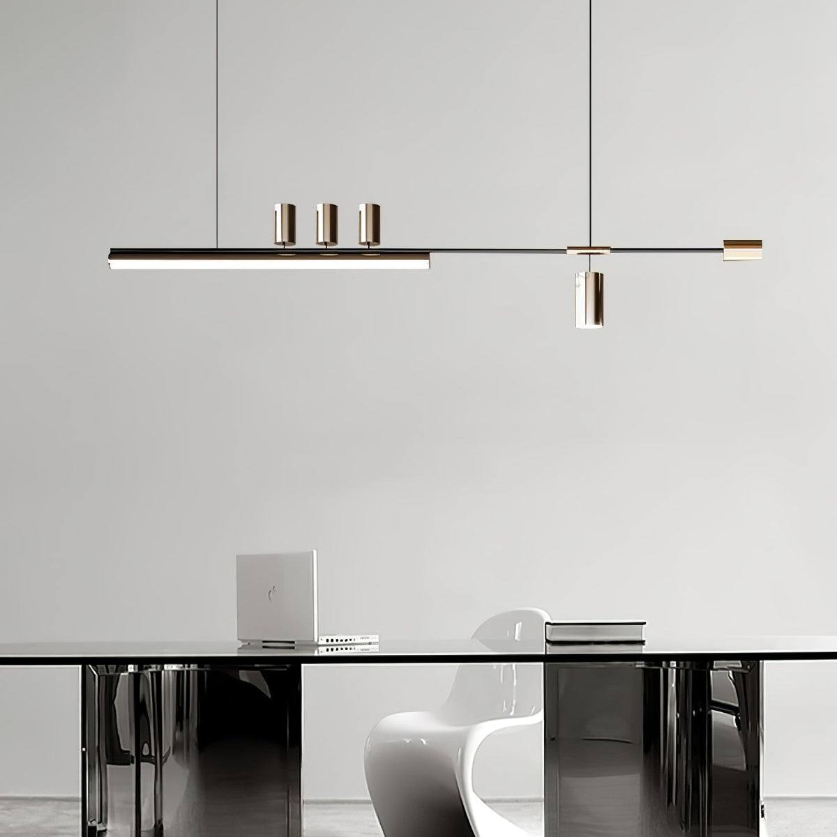 Emirel Lampe Pendante Linéaire Métal Minimaliste - Neutralighting