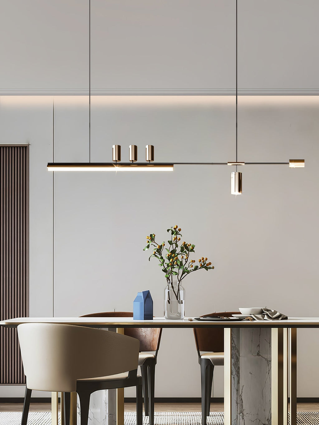 Emirel Lampe Pendante Linéaire Métal Minimaliste - Neutralighting