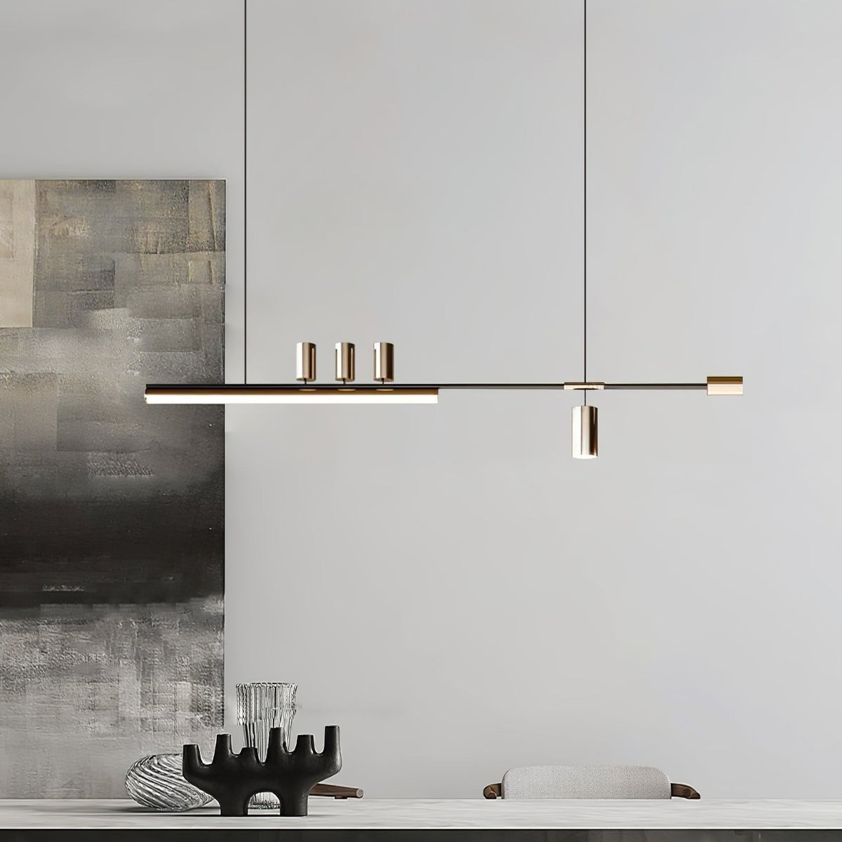 Emirel Lampe Pendante Linéaire Métal Minimaliste - Neutralighting