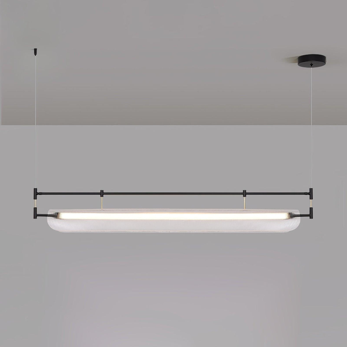 Lustra Chandelier Linéaire en Acrylique Long - Neutralighting