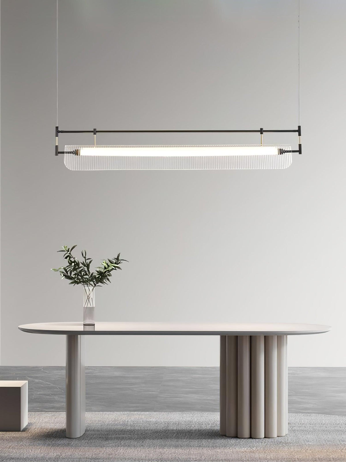 Lustra Chandelier Linéaire en Acrylique Long - Neutralighting