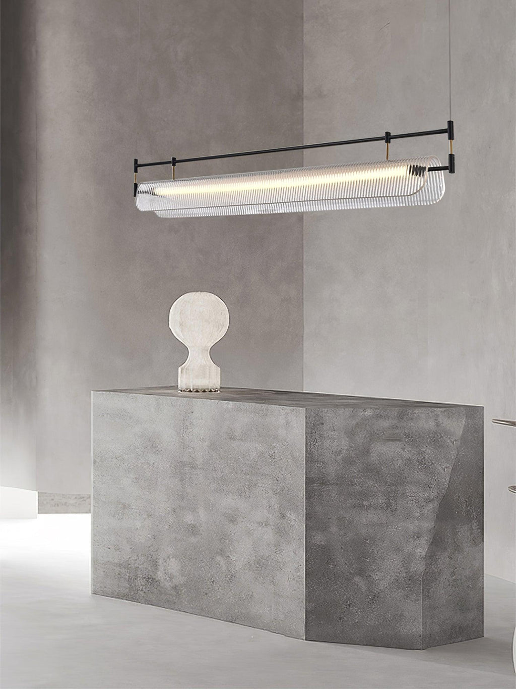 Lustra Chandelier Linéaire en Acrylique Long - Neutralighting