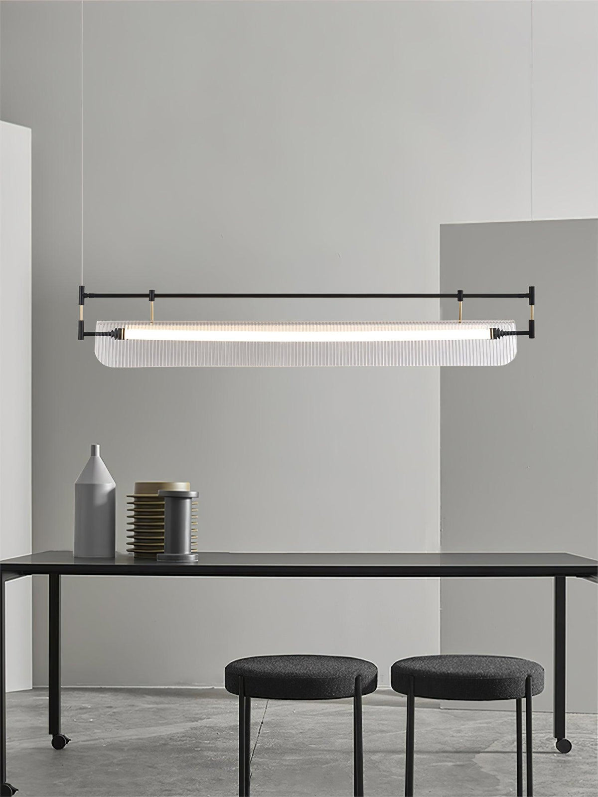 Lustra Chandelier Linéaire en Acrylique Long - Neutralighting