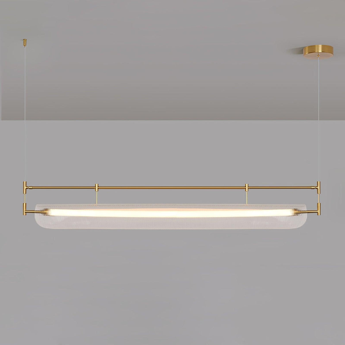 Lustra Chandelier Linéaire en Acrylique Long - Neutralighting