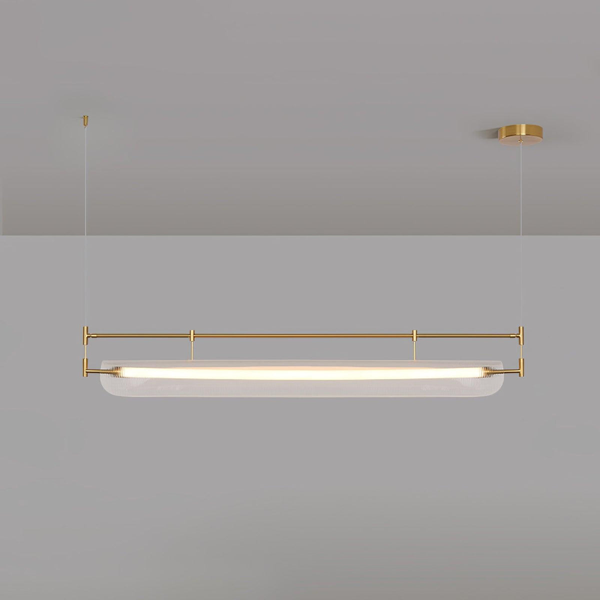Lustra Chandelier Linéaire en Acrylique Long - Neutralighting