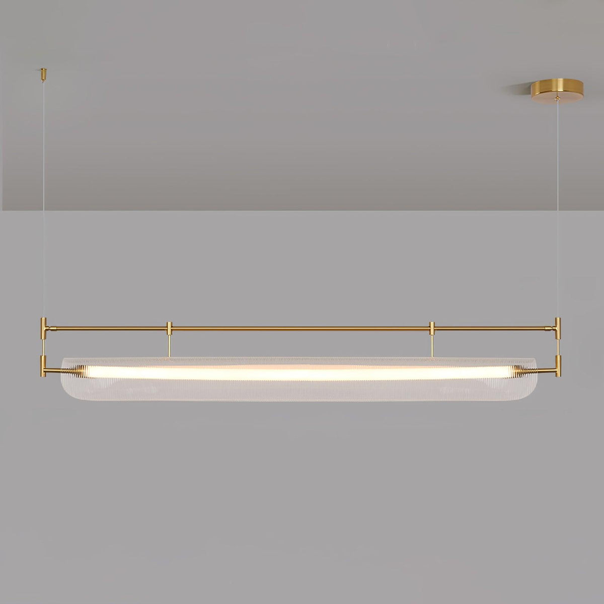 Lustra Chandelier Linéaire en Acrylique Long - Neutralighting