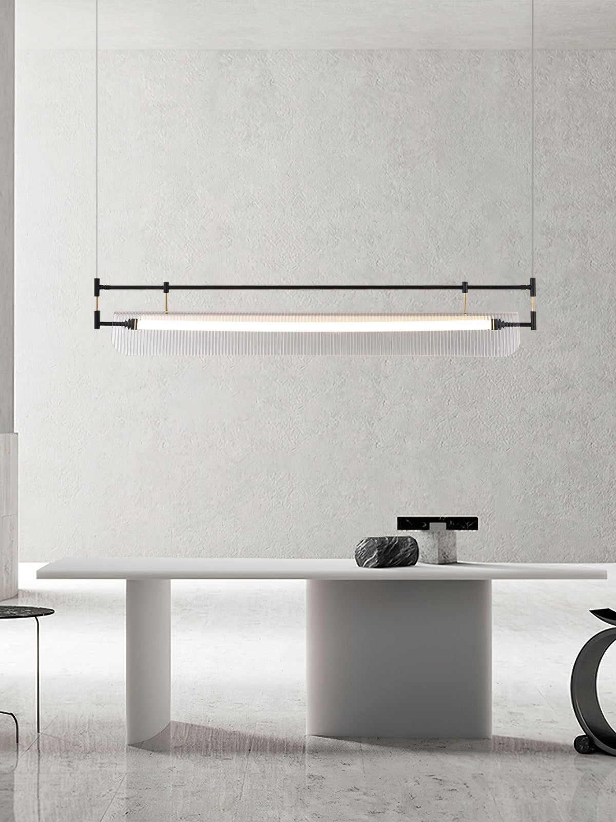 Lustra Chandelier Linéaire en Acrylique Long - Neutralighting